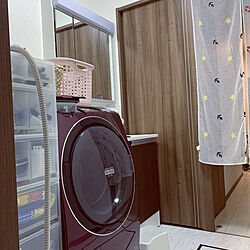300coins/ドラム式洗濯機HITACHI/無印良品 収納/バス/トイレのインテリア実例 - 2022-03-02 09:52:27