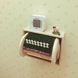 バス/トイレ/トイレットペーパーホルダー/100均/DIY/ニトリのインテリア実例 - 2017-02-27 22:18:12