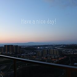 部屋全体/皆さんが良い1日になりますように♪/夜明け/ベランダからの眺め/カフェ風インテリアへの憧れのインテリア実例 - 2015-04-04 05:55:09