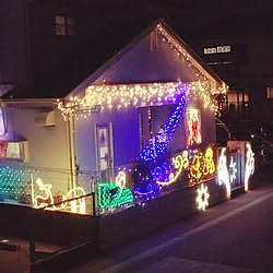 クリスマス/DIY/ペイント/LEDロープライト/ハンドメイド...などのインテリア実例 - 2020-12-21 09:14:45