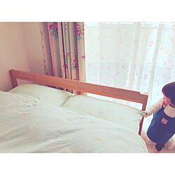 ベッド周り/ねこ/unico/ベッド/ベッドルームのインテリア実例 - 2017-02-23 16:26:01