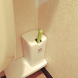 バス/トイレ/トイレ/浮かせる収納/トイレブラシ/キャンドゥ...などのインテリア実例 - 2019-02-16 15:46:39