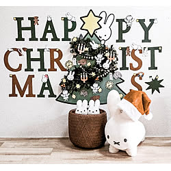 クリスマス/ミッフィー/ハンドメイド/いいね&コメント嬉しい♡/IG→yuri47198...などのインテリア実例 - 2021-12-05 15:32:43