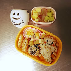 キッチン/ハロウィン/こどもと暮らす。/お弁当/100均...などのインテリア実例 - 2019-10-31 08:07:16