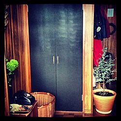 玄関/入り口/黒板のインテリア実例 - 2013-02-10 21:19:32