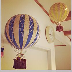 壁/天井/気球好き/RIKI Clockのインテリア実例 - 2014-11-05 17:26:27