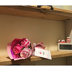棚DIY/さすが女子/良い香り/実は入浴剤/薔薇の花束...などのインテリア実例 - 2023-03-26 16:37:18