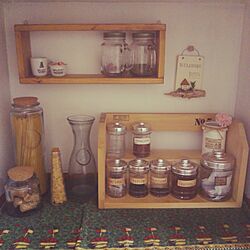 キッチン/セリア/DIY/紅茶が好き❤/びん...などのインテリア実例 - 2016-07-22 18:44:44