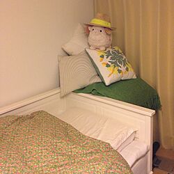 ベッド周り/IKEA/一人暮らし/クッションのインテリア実例 - 2014-01-04 20:11:08