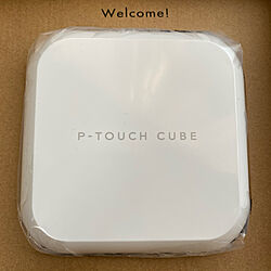 ラベルプリンター/brother/P-touch cube/机のインテリア実例 - 2021-01-20 22:22:01
