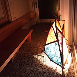玄関/入り口/行灯/DIY/照明のインテリア実例 - 2016-10-29 19:47:13