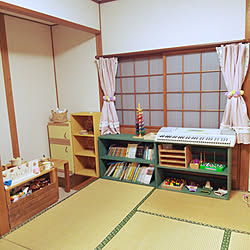 部屋全体/将来は子供部屋/あまりの木材でDIY/和室を可愛くしたい/古い家...などのインテリア実例 - 2019-10-05 19:16:16