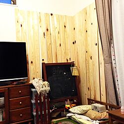 板壁/子供スペース/黒板/IKEA/棚のインテリア実例 - 2014-09-14 17:53:01