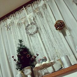 リビング/クリスマス/ダイソーの毛糸のインテリア実例 - 2015-11-27 17:52:39