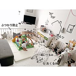 部屋全体/ごちゃごちゃ/赤ちゃん本舗/ミッフィー/子どもと暮らす...などのインテリア実例 - 2016-06-06 17:02:31