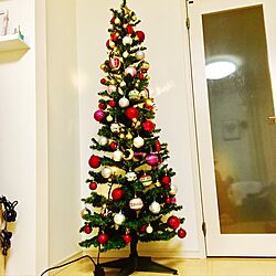 リビング/フランフラン雑貨/今年のテーマは赤/クリスマスツリーのインテリア実例 - 2016-12-15 23:46:03