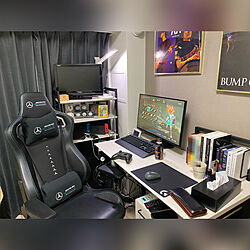 NobleChairs/デスクトップPC/デスク周り/AMG/ゲーミングチェア...などのインテリア実例 - 2020-05-30 01:35:09