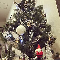 リビング/クリスマス/IKEA/クリスマスツリー/クリスマスオーナメント...などのインテリア実例 - 2016-11-12 23:59:31