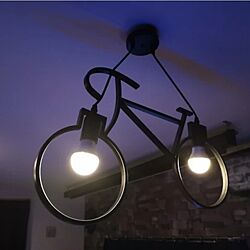 リビング/DIY/照明/LED/自転車型照明...などのインテリア実例 - 2024-02-08 13:05:08