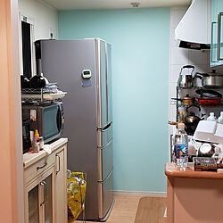 キッチン/ミントグリーンの壁/DIYのインテリア実例 - 2020-05-06 21:27:14