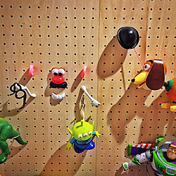 壁/天井/トイストーリー/おもちゃ収納/有孔ボードのインテリア実例 - 2018-12-15 23:13:31