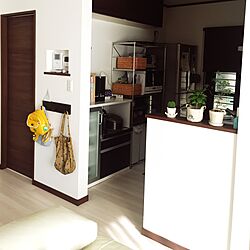 キッチン/ステンレスユニットシェルフ/無印良品 壁に付けられる家具/観葉植物のインテリア実例 - 2016-11-26 12:59:14