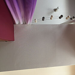プロジェクター対応壁紙/蓄光クロス/IKEA/築33年/紫のカーテン...などのインテリア実例 - 2021-05-02 10:44:24