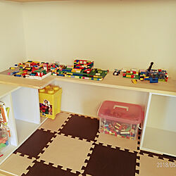 棚/LEGO/小学生/押し入れこどもスペース/押し入れ改造中...などのインテリア実例 - 2018-05-13 00:42:41