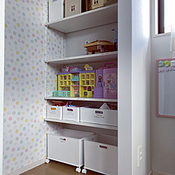 子供部屋女の子/おもちゃ収納のインテリア実例 - 2021-05-23 08:29:07