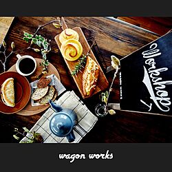 テーブルコーディネート/チョークアート/WAGON WORKS/wagonworks/DIYクリエイターのインテリア実例 - 2017-03-12 09:39:04