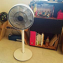 リビング/扇風機/BALMUDA/Green Fan/山善モノトーンボックス応募のインテリア実例 - 2017-06-25 08:52:01