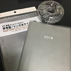 机/インスタやってます→4_aiiii_4/ブックカバー/クリップ/100均中毒...などのインテリア実例 - 2018-02-02 00:56:27