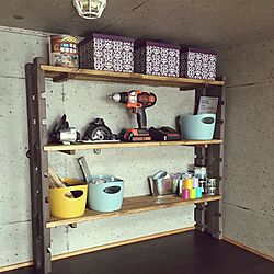 壁/天井/押入れ改造/DIY/100均/押入れをDIYの工具部屋にのインテリア実例 - 2016-05-31 14:38:04