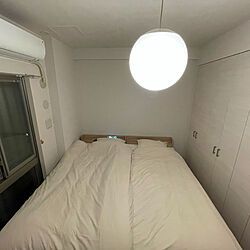 寝室/シングルベッド2台/ニトリ/IKEA/ホワイトインテリア...などのインテリア実例 - 2022-04-29 19:12:35