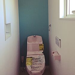 バス/トイレ/ピンク/ティファニーブルー/トイレのインテリア実例 - 2017-03-26 22:50:01