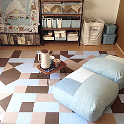 水色 茶色のインテリア実例 Roomclip ルームクリップ
