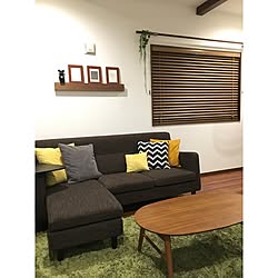 リビング/ウッドブラインド/無印良品 壁に付けられる家具/Francfranc/IKEA...などのインテリア実例 - 2017-01-15 00:55:27