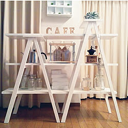 DIY リメイク/ラダーシェルフDIY/●主人のDIY●/いいね❤︎400人感謝です❤︎/棚...などのインテリア実例 - 2020-01-10 19:10:17