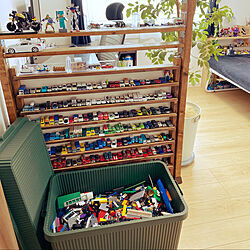 LEGO収納/LEGO/リモートワーク/子ども部屋/トミカ棚DIY...などのインテリア実例 - 2022-02-10 18:09:57