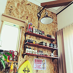 ガレージ収納のインテリア実例 Roomclip ルームクリップ