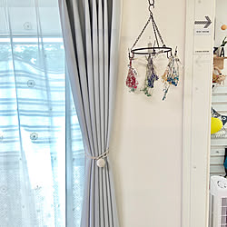 カーテンタッセル サンキャッチャーのインテリア実例 Roomclip ルームクリップ