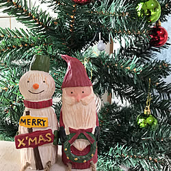 棚/スノーマン/サンタ/ニトリクリスマスツリー/クリスマスのインテリア実例 - 2018-11-13 10:06:03