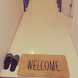 玄関/入り口/welcome/welcome♡/welcome homeのインテリア実例 - 2016-11-25 19:43:04