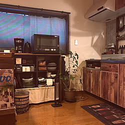 模様替え/DIY/オイルステイン オーク/カウンターDIY/賃貸...などのインテリア実例 - 2020-02-08 17:43:04