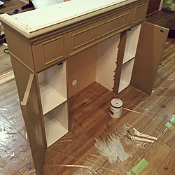 カインズホームのペンキ/建売だけど諦めない!(笑)/ナチュラル/アンティーク/ハンドメイド...などのインテリア実例 - 2018-12-07 03:21:24