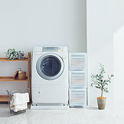 引き出し収納/半透明/タオル収納/洗濯機周り/ランドリールーム...などのインテリア実例 - 2020-01-30 13:55:45