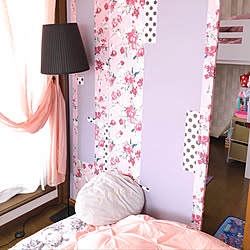 引き戸リメイク/柄×柄が好きすぎる❤/アクセントクロス/狭い家/中古住宅...などのインテリア実例 - 2020-06-08 15:15:05