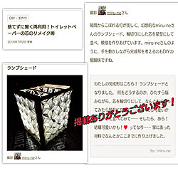 RoomClip mag/RoomClip mag 掲載/掲載して頂きました♡/トイレットペーパーの芯/トイレットペーパーの芯リメイク...などのインテリア実例 - 2018-07-02 16:17:56