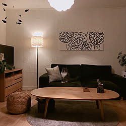 北欧/ボタ二カラーズシラカバ/イマジンウォールペイント/無印良品/ウォーターヒヤシンス...などのインテリア実例 - 2019-09-01 23:43:01