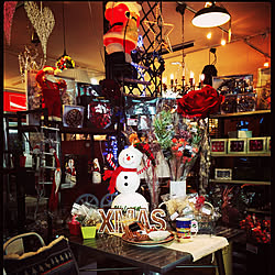 部屋全体/Xmas雑貨/Xmas/クリスマスリース/クリスマス飾り...などのインテリア実例 - 2017-11-13 10:59:57